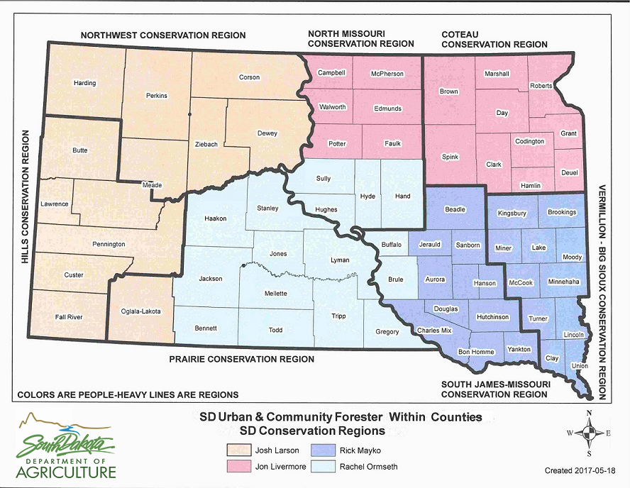 SD Forester Regions