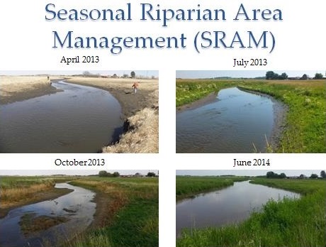 Skunk Creek time lapse of seasonal Riparian Area Management